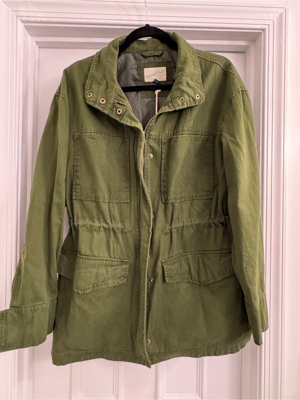 Universal Thread Olive Utility Jacket with Front Pockets